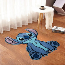 Load image into Gallery viewer, Personalized Blue Alien Tufted Rug Custom Family Gift for Kids