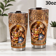 Load image into Gallery viewer, Personalized Winnie the Pooh Tumbler Custom Name Gift for Fans