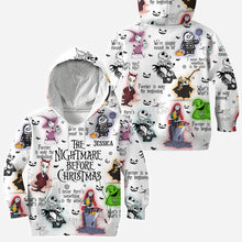 Load image into Gallery viewer, Personalized Nightmare Before Christmas All Over Shirt Gift