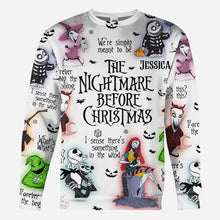 Load image into Gallery viewer, Personalized Nightmare Before Christmas All Over Shirt Gift