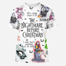 Load image into Gallery viewer, Personalized Nightmare Before Christmas All Over Shirt Gift