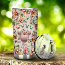Load image into Gallery viewer, Personalized Floral Tumbler Best Mom Gift Custom Name