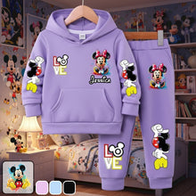 Load image into Gallery viewer, Personalized Kid Hoodie & Jogger Set with Mickey Mouse Design