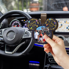 Load image into Gallery viewer, Personalized Family Trip Mouse 2 Layered Car Visor Clip Gift