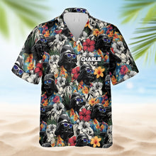 Load image into Gallery viewer, Personalized Hawaiian Shirt for Dad/Son with Star Fights Design