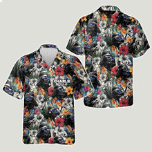 Load image into Gallery viewer, Personalized Hawaiian Shirt for Dad/Son with Star Fights Design