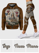 Load image into Gallery viewer, Personalized Mom Hoodie and Leggings Set Custom Names Gift