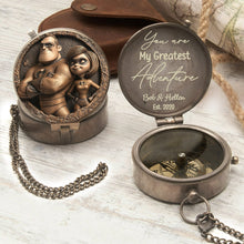 Load image into Gallery viewer, Personalized Family Compass You Are My Greatest Adventure Gift
