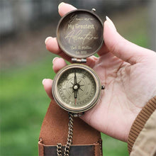 Load image into Gallery viewer, Personalized Family Compass You Are My Greatest Adventure Gift