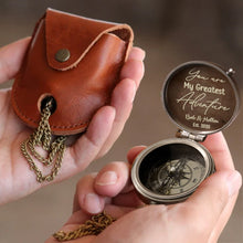 Load image into Gallery viewer, Personalized Family Compass You Are My Greatest Adventure Gift
