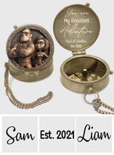Load image into Gallery viewer, Personalized Family Compass You Are My Greatest Adventure Gift