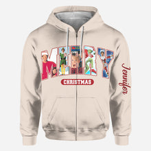 Load image into Gallery viewer, Personalized Christmas Movie Watching All Over Shirt Gift