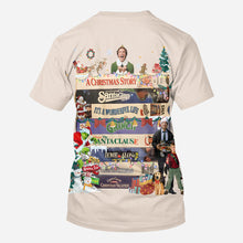 Load image into Gallery viewer, Personalized Christmas Movie Watching All Over Shirt Gift