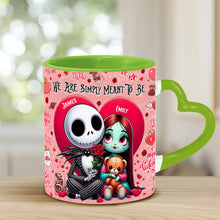 Load image into Gallery viewer, Personalized Heart Handle Mug with Custom Names | Unique Valentine's Gift