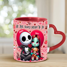 Load image into Gallery viewer, Personalized Heart Handle Mug with Custom Names | Unique Valentine's Gift