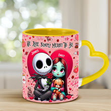 Load image into Gallery viewer, Personalized Heart Handle Mug with Custom Names | Unique Valentine's Gift