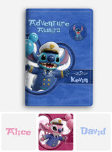 Load image into Gallery viewer, Personalized Ohana Passport Holder Custom Name Travel Gift