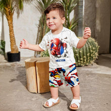Load image into Gallery viewer, Personalized Spider-Man Kid T-Shirt & Shorts Set for Boys