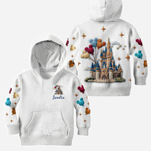 Load image into Gallery viewer, Personalized Magical Castle Mouse Hoodie and Leggings Gift for Kids