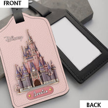 Load image into Gallery viewer, Personalized Leather Luggage Tag & Passport Holder Set for Travelers