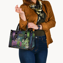 Load image into Gallery viewer, Personalized Nightmare Leather Handbag Custom Name Gift for Mom
