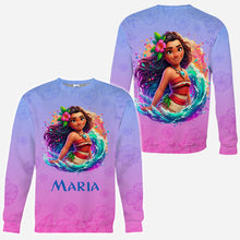 Load image into Gallery viewer, Personalized All Over Shirt with Princess Design for Birthday or Summer