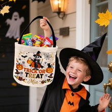 Load image into Gallery viewer, Personalized Halloween Spooky Basket for Kids Trick or Treat Gift