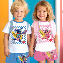 Load image into Gallery viewer, Personalized Ohana Kid T-shirt & Shorts Set for Back to School