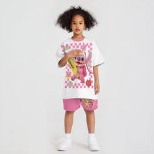 Load image into Gallery viewer, Personalized Ohana Kid T-shirt & Shorts Set for Back to School