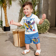 Load image into Gallery viewer, Personalized Ohana Kid T-shirt & Shorts Set for Back to School