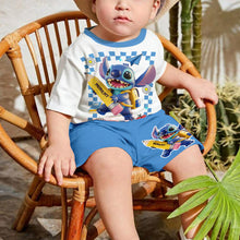 Load image into Gallery viewer, Personalized Ohana Kid T-shirt & Shorts Set for Back to School