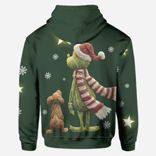 Load image into Gallery viewer, Personalized Grinch Christmas Hoodie and Leggings Gift for Mom