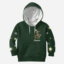 Load image into Gallery viewer, Personalized Grinch Christmas Hoodie and Leggings Gift for Mom