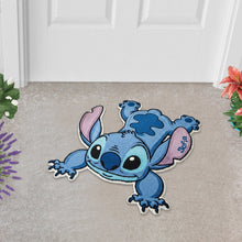 Load image into Gallery viewer, Personalized Blue Alien Tufted Rug Custom Name Gift for Family