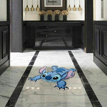 Load image into Gallery viewer, Personalized Blue Alien Tufted Rug Custom Name Gift for Family