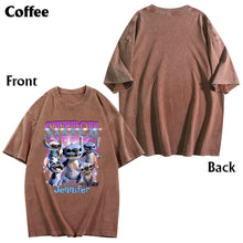 Load image into Gallery viewer, Personalized Ohana Wash T-Shirt Custom Name Gift for Family