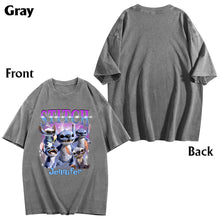 Load image into Gallery viewer, Personalized Ohana Wash T-Shirt Custom Name Gift for Family