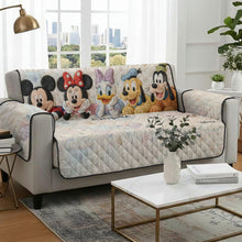 Load image into Gallery viewer, Personalized Disney Quilted Sofa Cover Custom Name Gift for Her