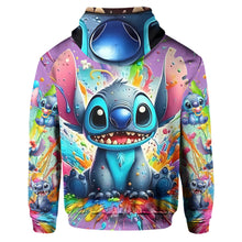 Load image into Gallery viewer, Personalized Colorful Ohana Hoodie & Sweatpants Set for Kids