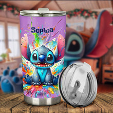 Load image into Gallery viewer, Personalized Ohana Tumbler Custom Name Colorful Gift