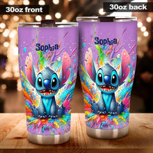Load image into Gallery viewer, Personalized Ohana Tumbler Custom Name Colorful Gift