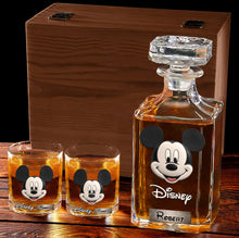 Load image into Gallery viewer, Personalized Whiskey Decanter Set Custom Name Gift for Him