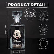 Load image into Gallery viewer, Personalized Whiskey Decanter Set Custom Name Gift for Him