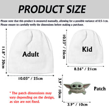 Load image into Gallery viewer, Personalized Star Wars Beanie Hat with Custom Patches for Kids & Adults