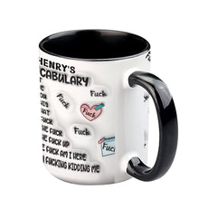 Load image into Gallery viewer, Personalized Grinch Accent Mug Custom Name Fun Gift for Christmas