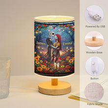 Load image into Gallery viewer, Personalized Nightmare Table Lamp with Wood Base Gift for Couples