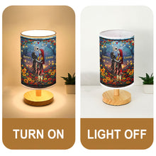 Load image into Gallery viewer, Personalized Nightmare Table Lamp with Wood Base Gift for Couples