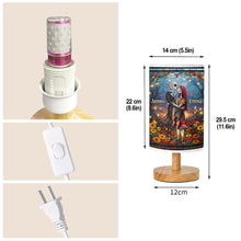 Load image into Gallery viewer, Personalized Nightmare Table Lamp with Wood Base Gift for Couples