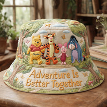 Load image into Gallery viewer, Personalized Quilted Bucket Hat Custom Name Gift for Her