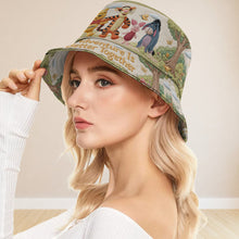 Load image into Gallery viewer, Personalized Quilted Bucket Hat Custom Name Gift for Her